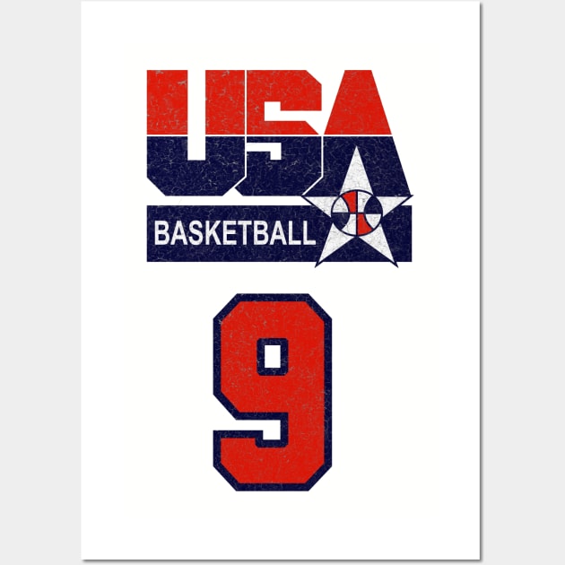 USA DREAM TEAM 92 - Vintage/ Worn Out Look!!! Wall Art by Buff Geeks Art